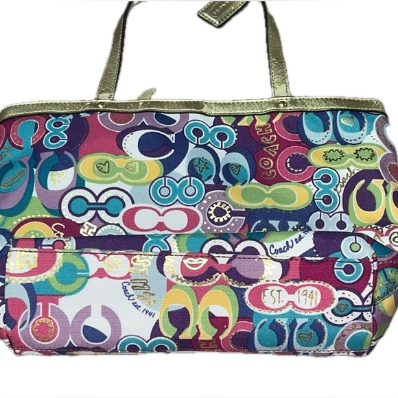 Coach Poppy Mini Purse & Flats, Size 6.5, Rare Limited Edition - Picture 3 of 16